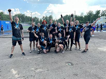 13 июля 2024 г. часть нашего большого коллектива в г. Томске приняла участие в экстремальном забеге «Стальной характер».